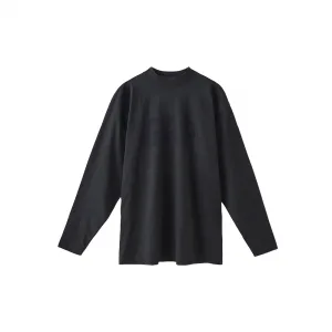 Черный лонгслив Yeezy x GAP x Balenciaga Dove, вид спереди, минималистичный дизайн