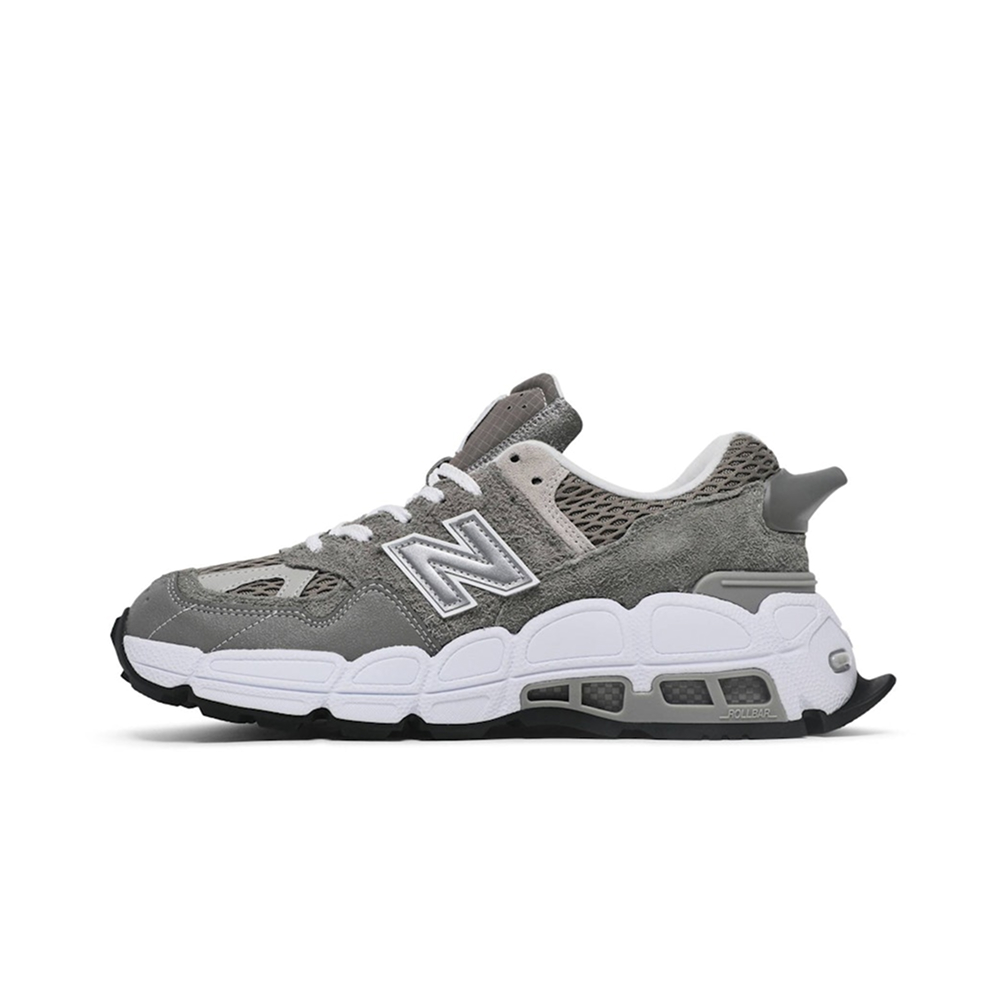 Кроссовки New Balance 574, Salehe Bembury Shark Skin, текстурная кожа, модный серый цвет, идеальны для повседневки