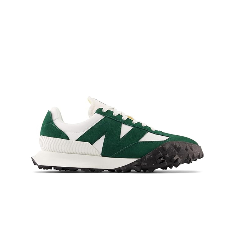 Стильные Кроссовки New Balance XC72, Nightwatch Green: зеленый дизайн с белыми акцентами, идеальны для спорта и casual-образа