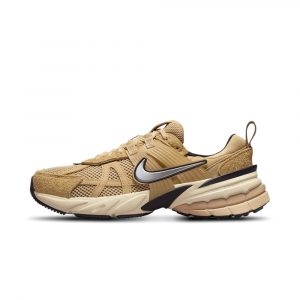 Кроссовки Nike V2K Run песочного цвета, вид сбоку