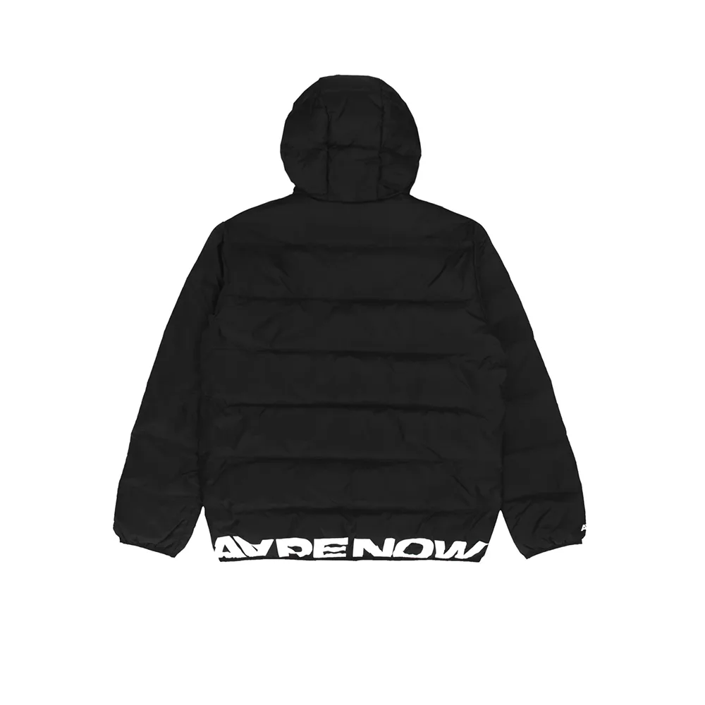 AAPE Black Hooded Down Jacket