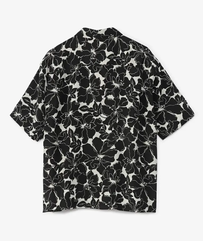 Рубашка Stussy Floral Hawaiian Shirt 'Black'