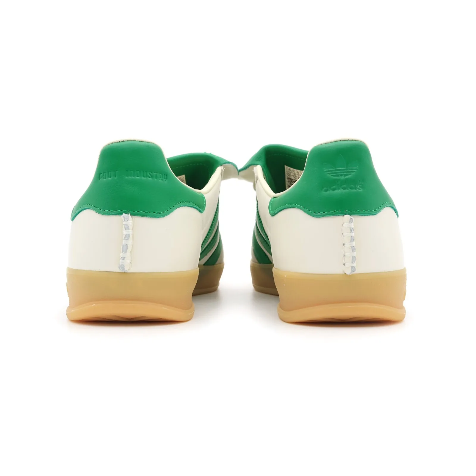 Кроссовки Adidas Gazelle Indoor x Foot Industry 'Off White Green'