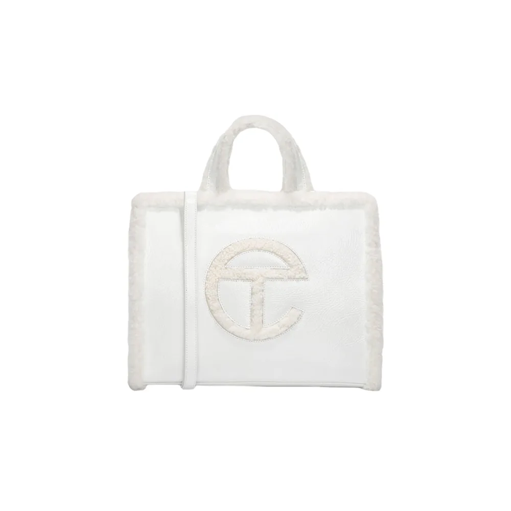 UGG x TELFAR Medium Shopper White Bag