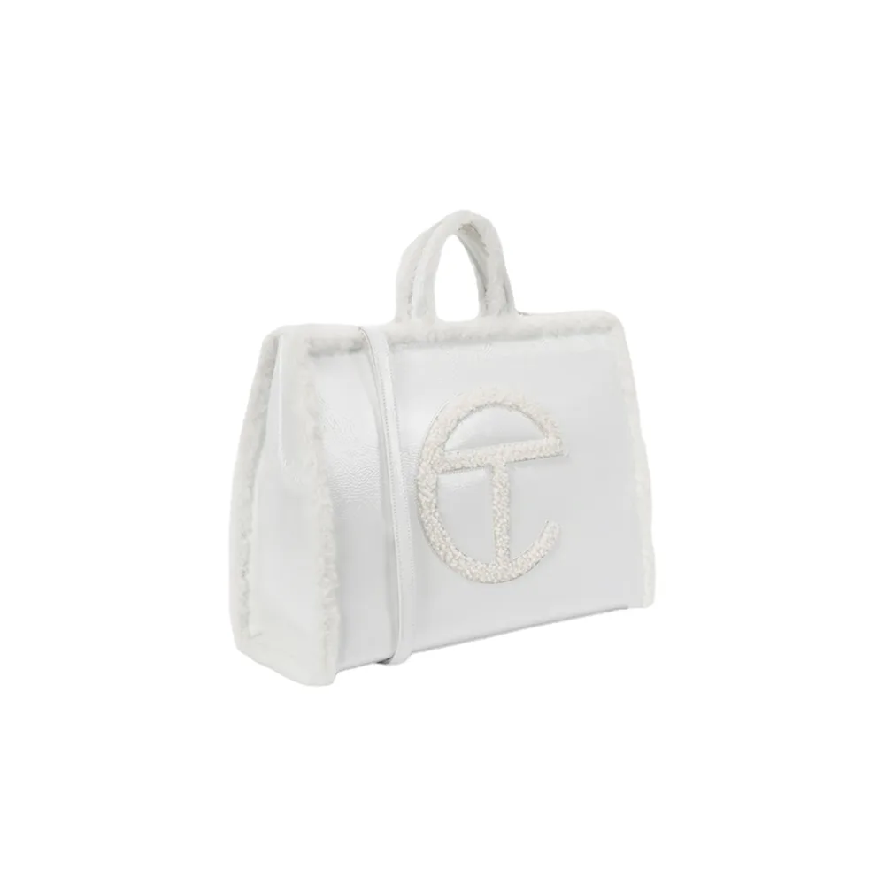 UGG x TELFAR Medium Shopper White Bag