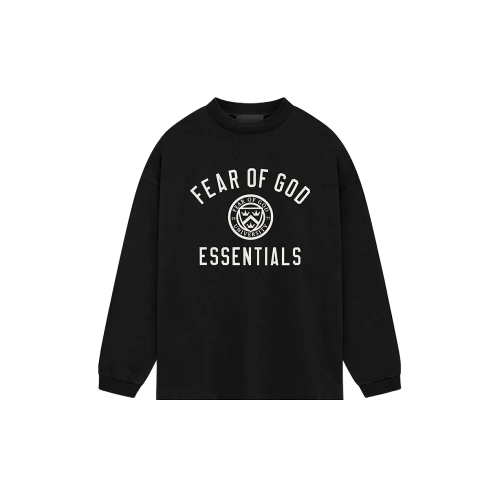 Fear of God Essentials Jersey Long-Sleeve Tee 'Black'