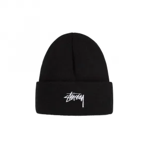 Шапка Stussy Cuff Beanie Stock Black