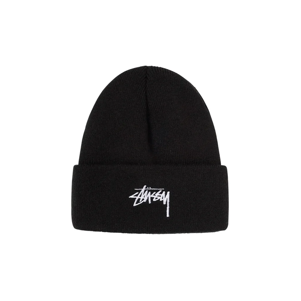 Шапка Stussy Cuff Beanie Stock Black