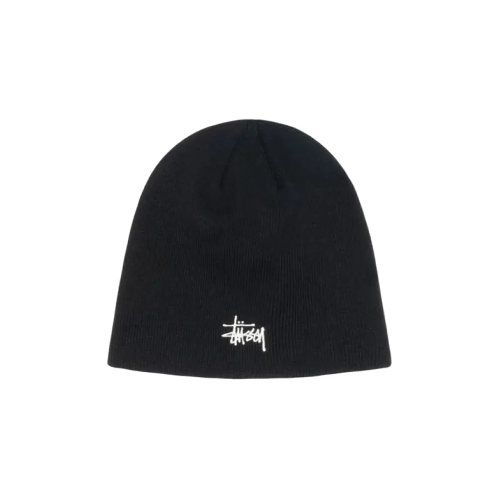 Шапка Stussy Basic Skullcap Beanie Black