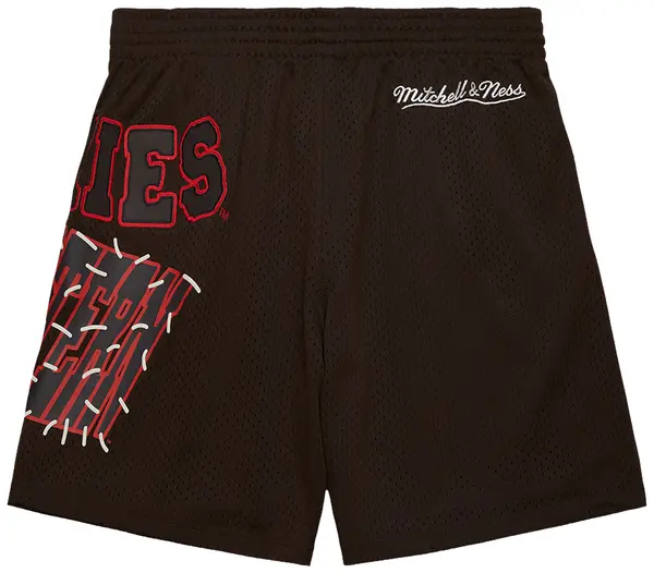 Шорты Cactus Jack by Travis Scott x Mitchell & Ness Northeastern University Shorts 'Brown'