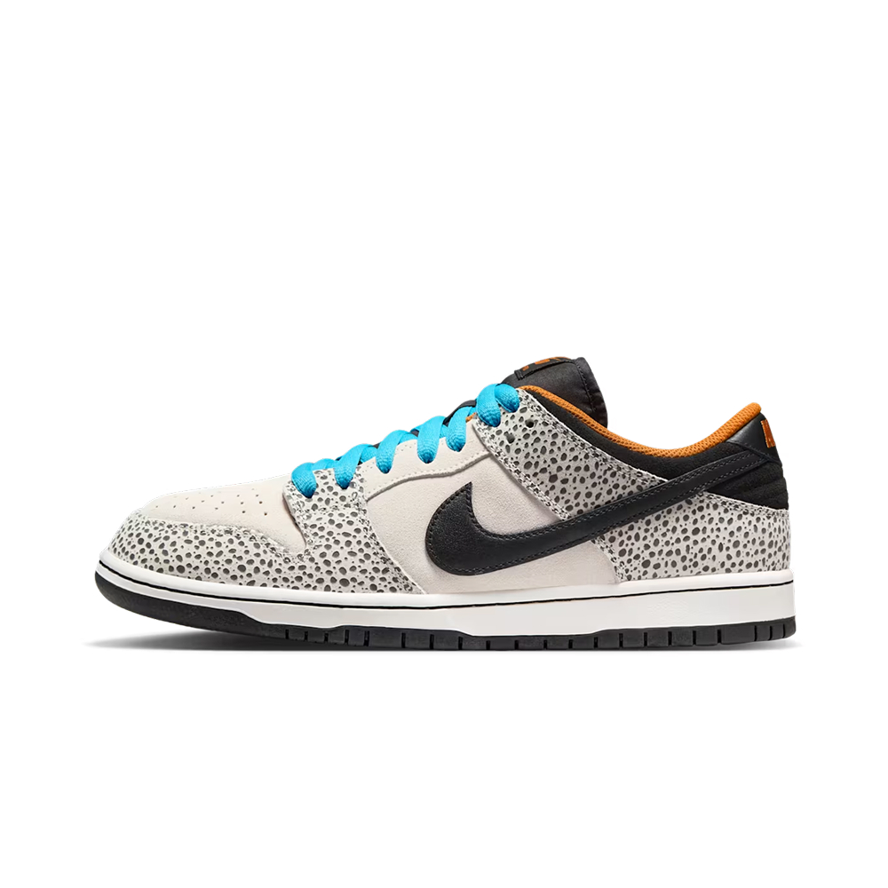 Кроссовки Nike SB Dunk low, Electric Pack Olympic Safari, стильный дизайн, бежевые с оранжевым, тренд