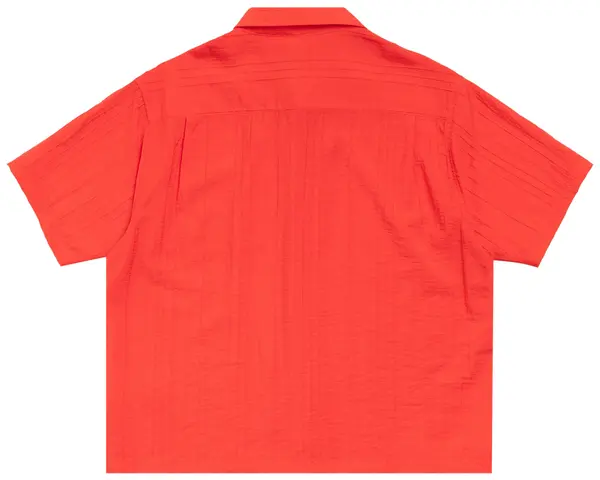 Рубашка Stussy Pleated Textured Shirt 'Red'