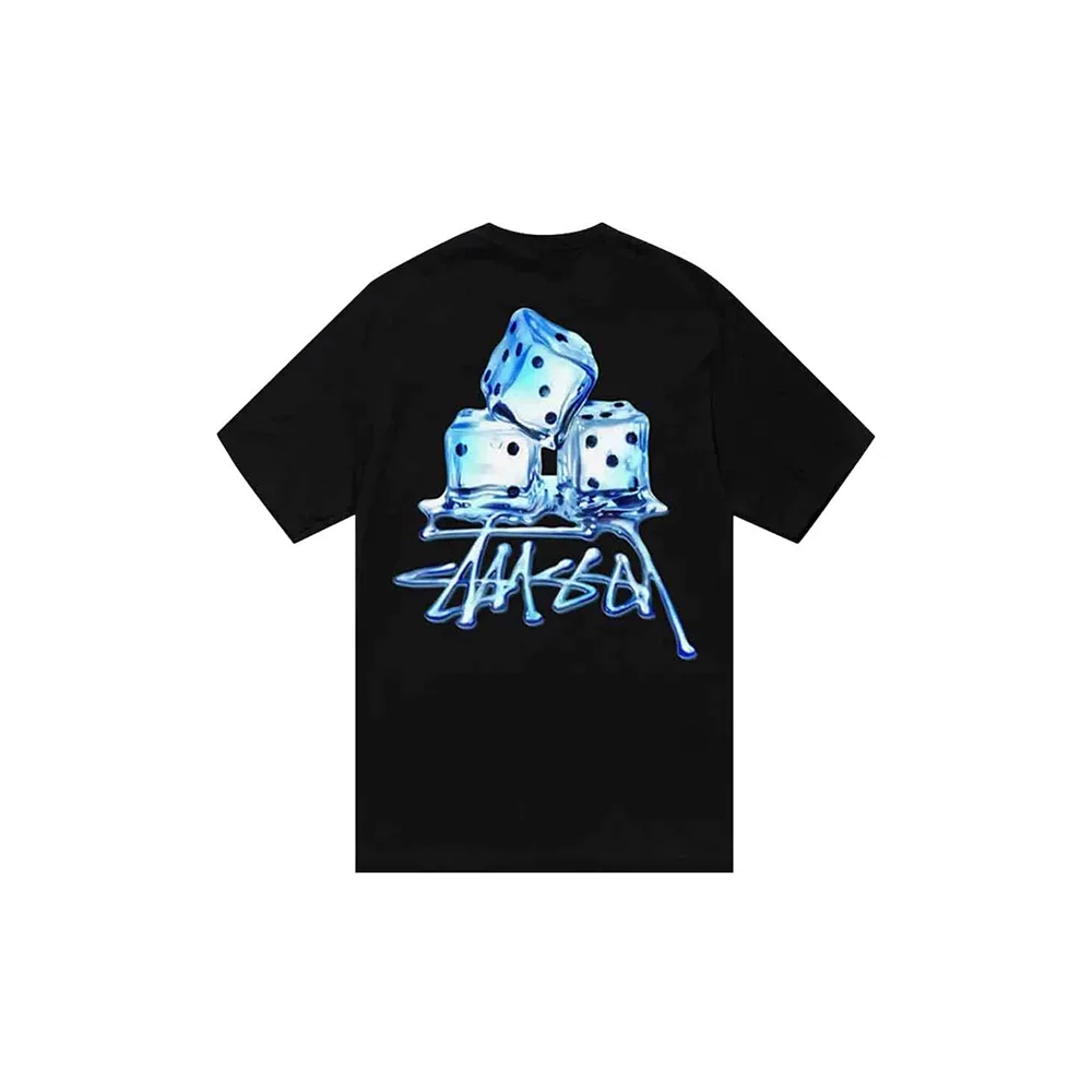 Stussy Melted Tee Black
