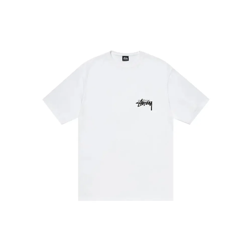 Stussy Shattered Tee White White