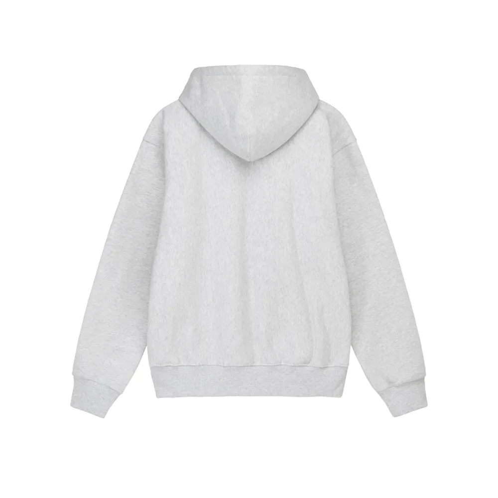 Stussy Block Sport Zip Hoodie 'Ash Heather'