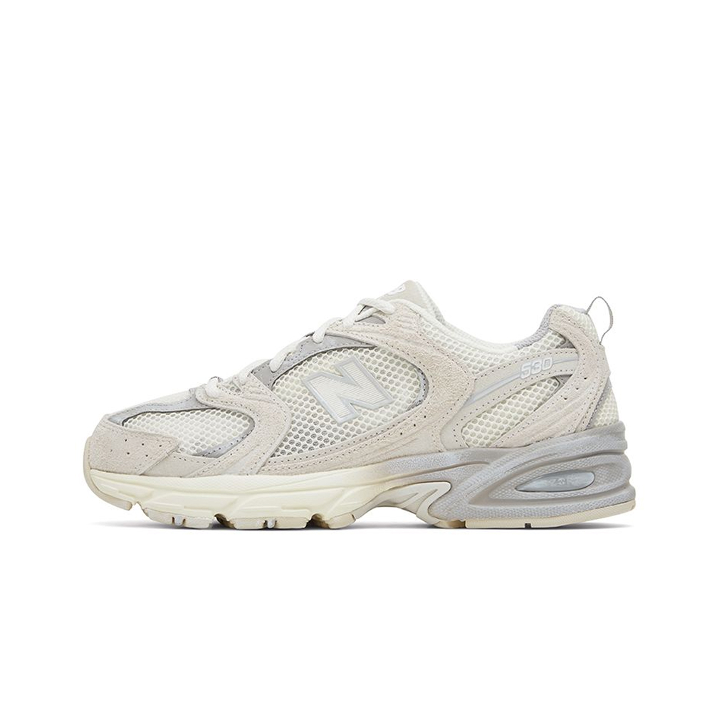 Кроссовки New Balance 530, Moonbeam Raw Cashew Raincloud, легкие, серые с акцентами, комфортные на каждый день