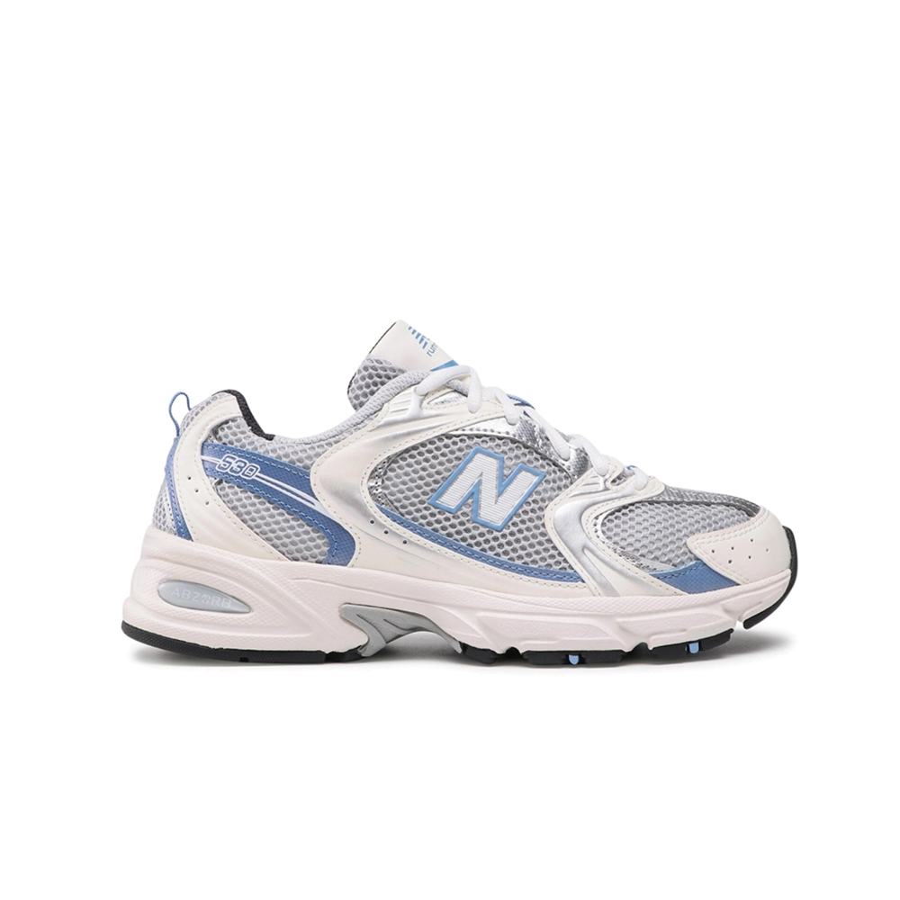 Кроссовки New Balance 530, Steel Blue, модные, синие с белым, идеальны для повседневного ношения