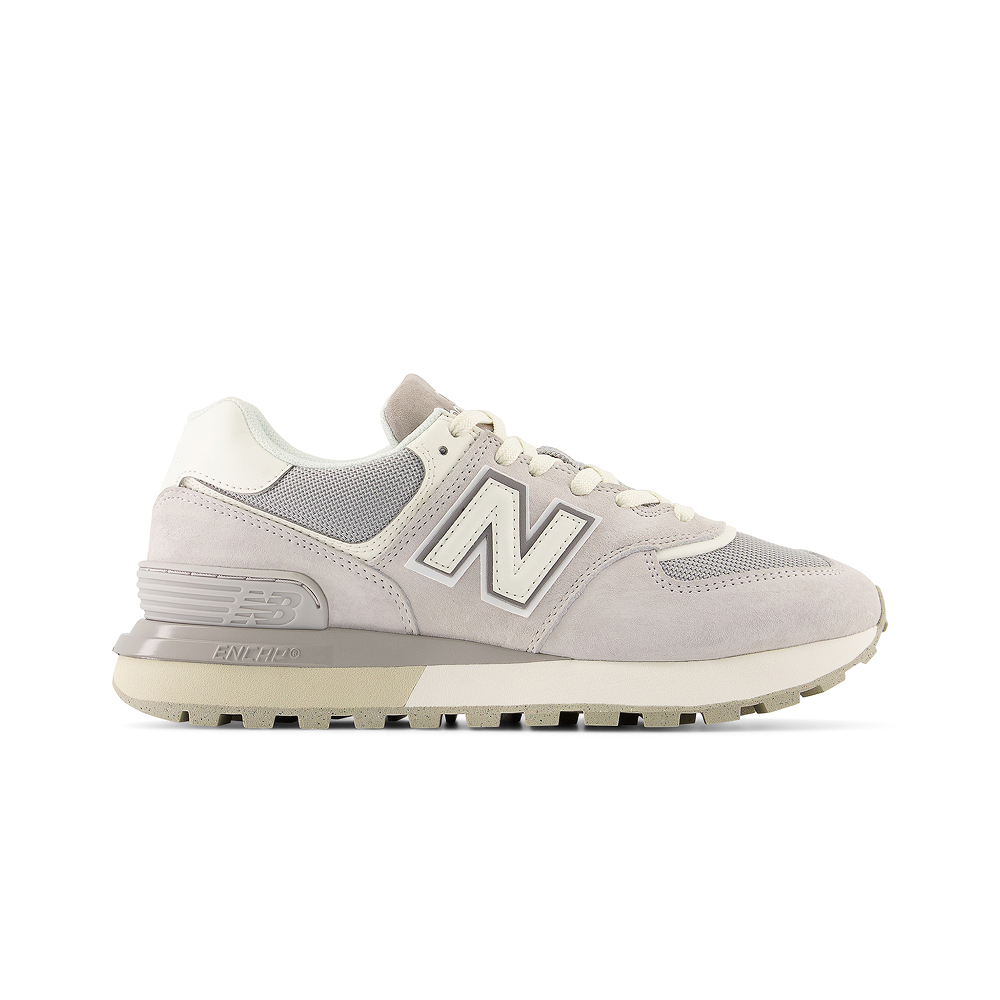 Кроссовки New Balance 574 Legacy, Grey Sea Salt, легкие, серо-белые, с брендовым дизайном, комфортные на каждый день
