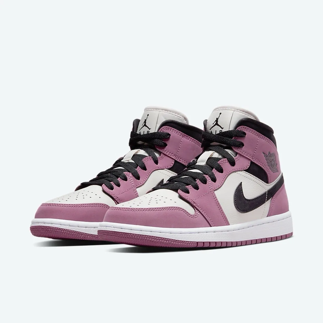 Кроссовки Nike Air Jordan 1 Mid SE 'Berry Pink' (W)