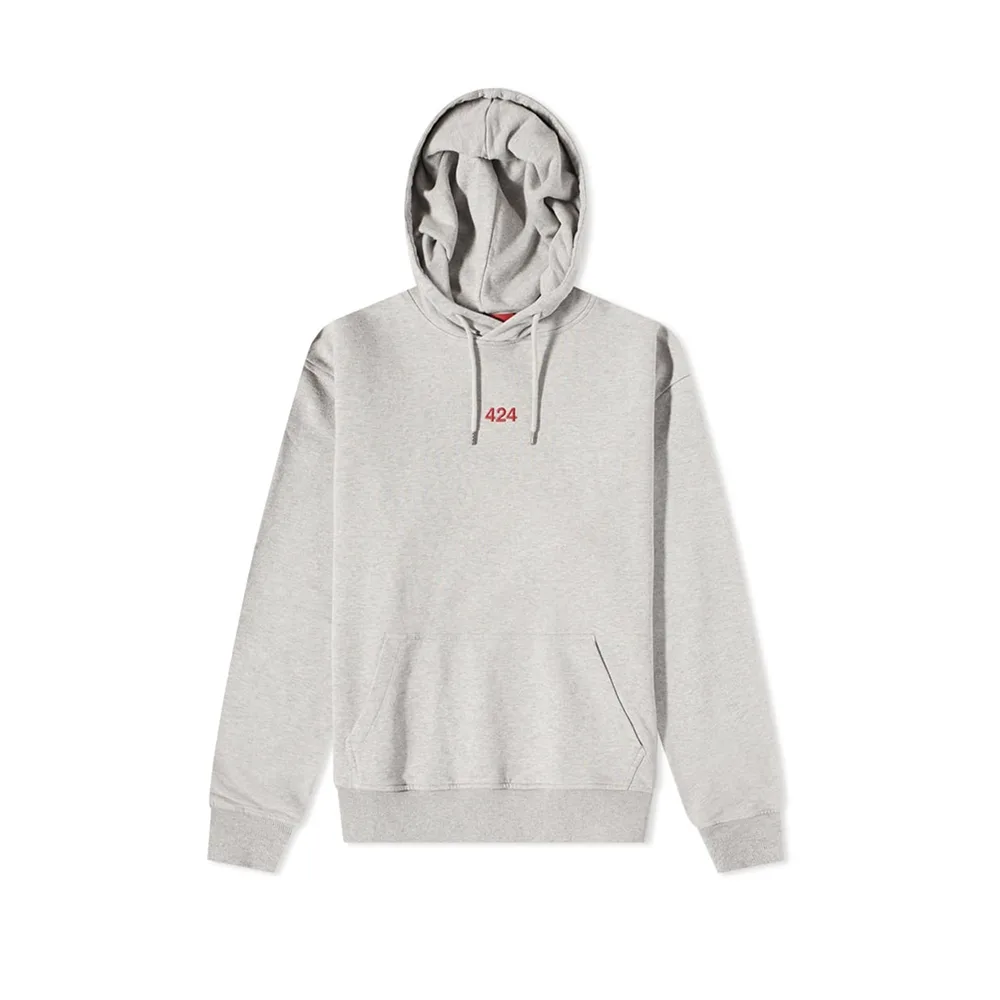Худи 424 Logo Hoodie Grey