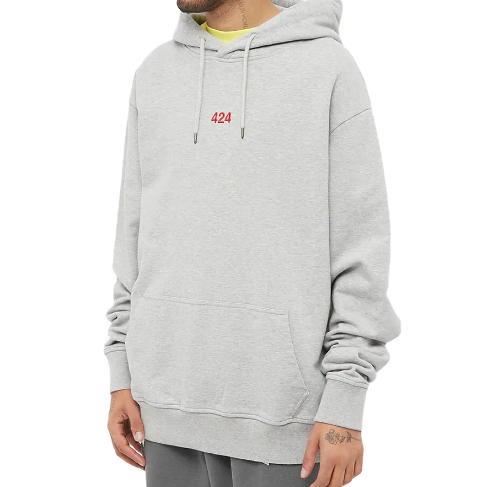 Худи 424 Logo Hoodie Grey