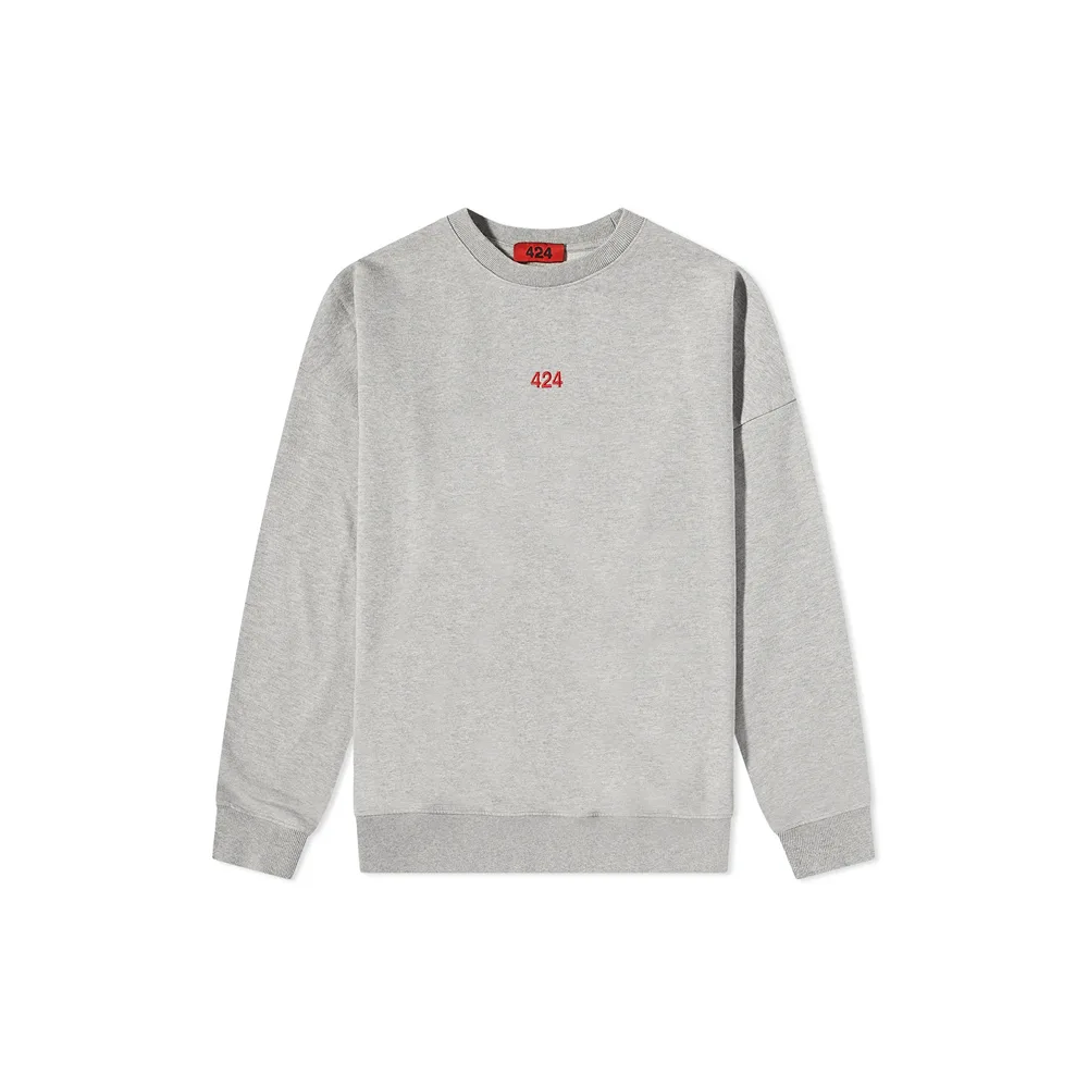 Свитшот 424 Logo Crew Sweat Grey