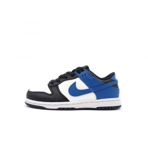 Детские кроссовки Nike Dunk Low синие, вид сбоку