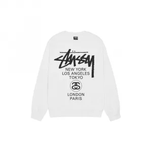 Свитшот Stussy World Tour Crew Sweat