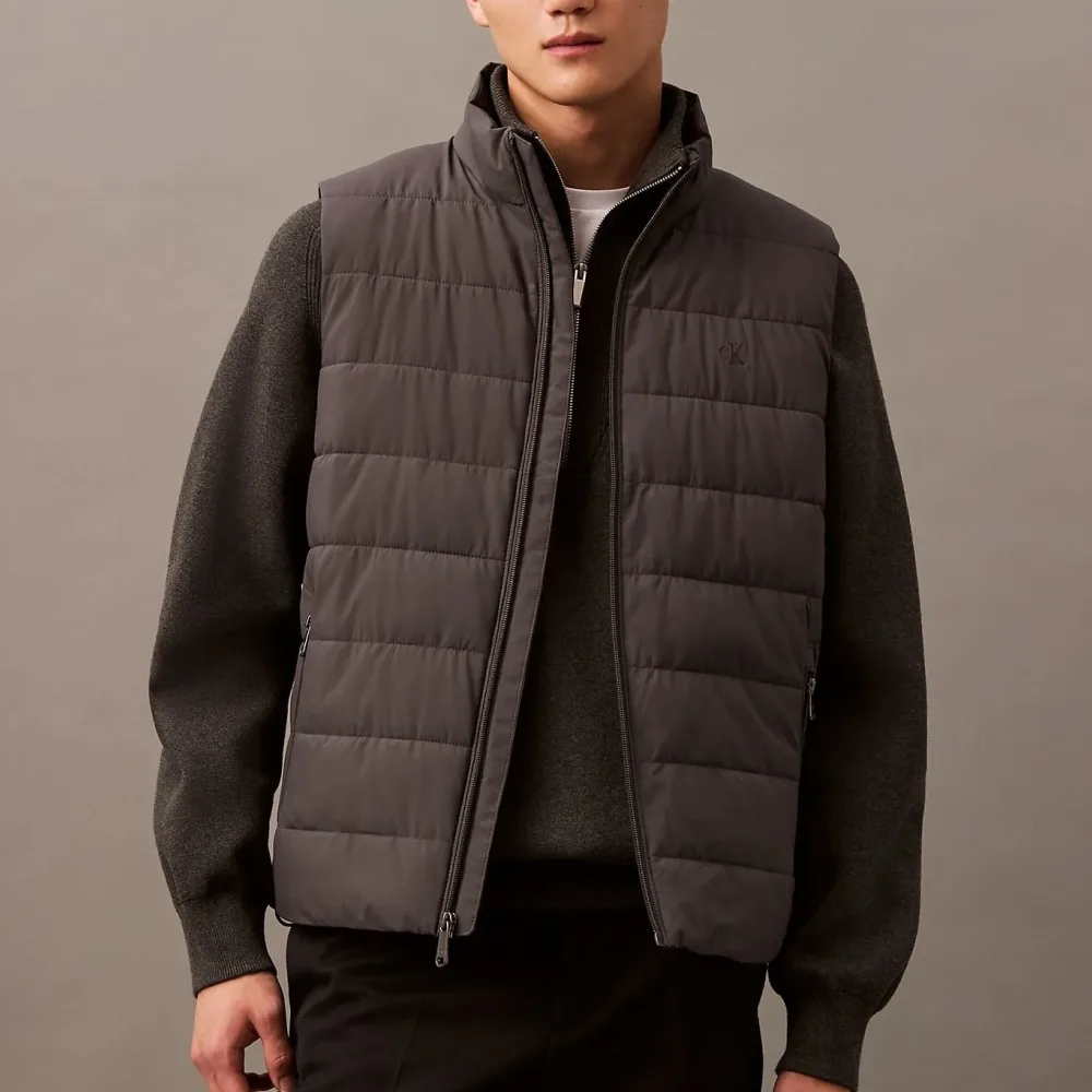 Calvin Klein Sleeveless Mock Neck Vest