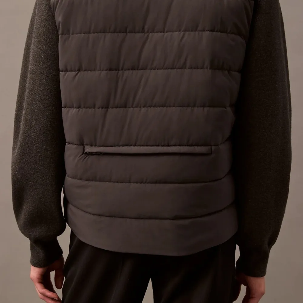 Calvin Klein Sleeveless Mock Neck Vest