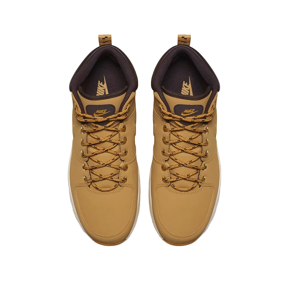 Nike Manoa с водостойкой кожей. Рельефная подошва для трейла, акцент на амортизирующей стельке Phylon