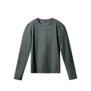онгслив Yeezy Gap Balenciaga цвета, вид спереди, фирменный логотип на груди