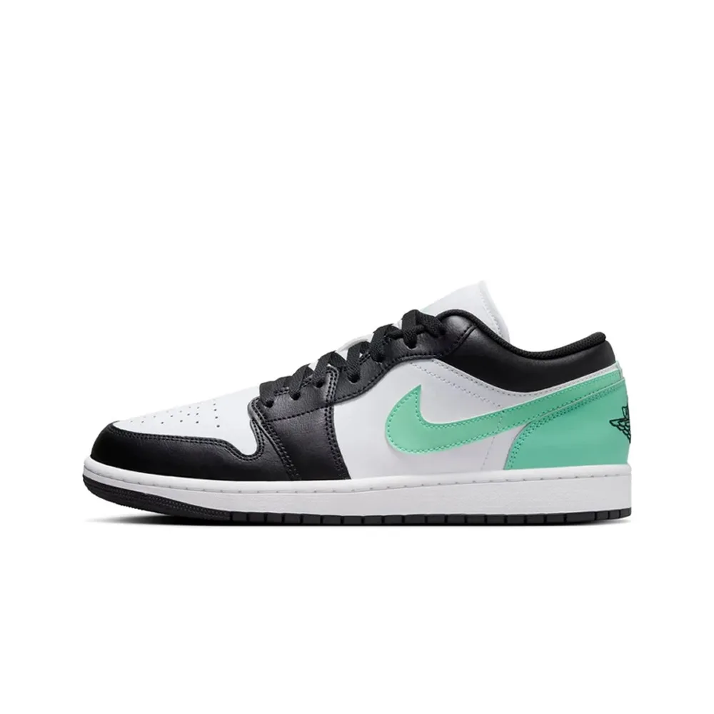 Кроссовки Nike Jordan 1 Low Green Glow 553558-131