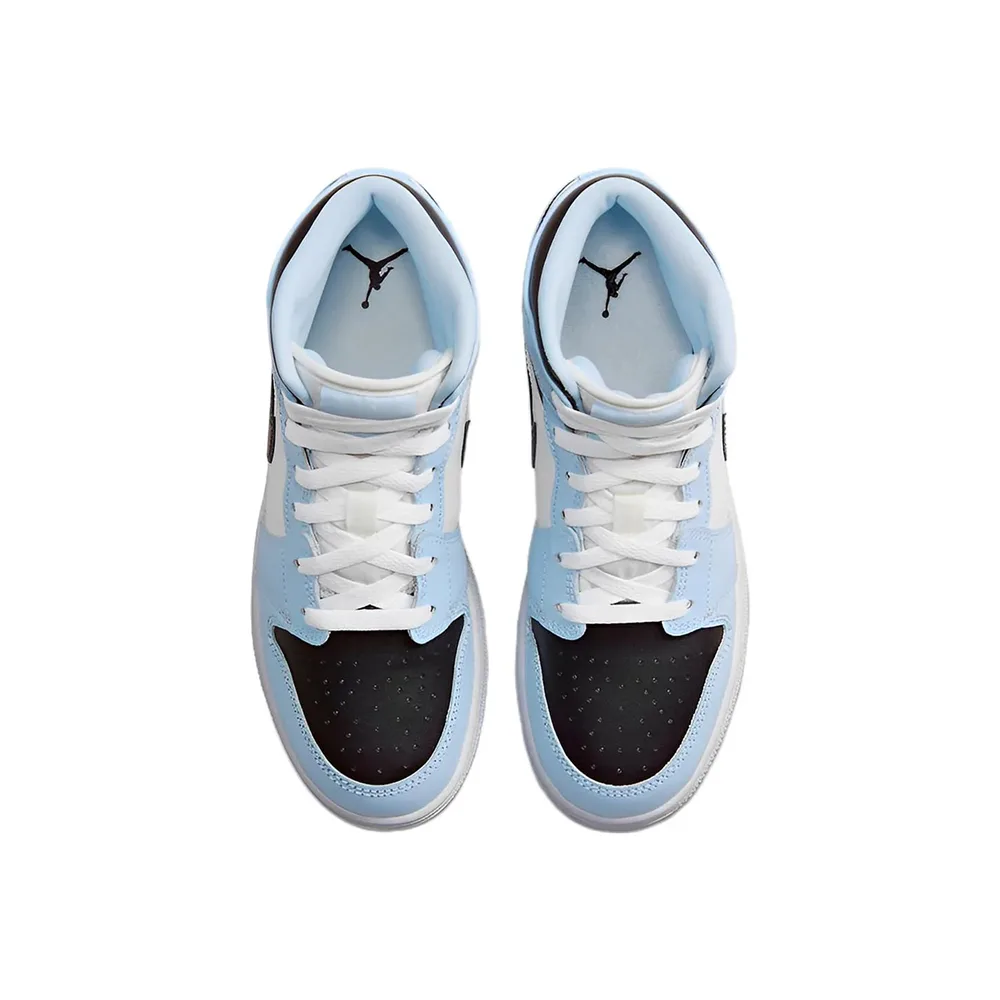 Кроссовки Nike Air Jordan 1 Mid GS "Ice Blue" 555112-401
