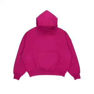 Yeezy x Gap худи в фиолетовом цвете, общий вид с карманами-кенгуру, хлопковая ткань