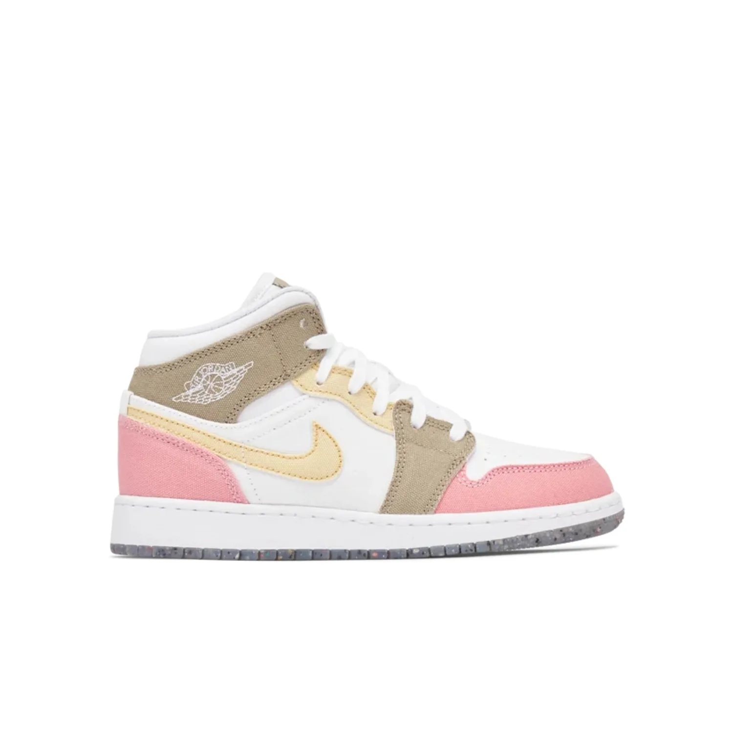 Кроссовки Nike Air Jordan 1 Mid SE 'Pastel Grind' (GS)