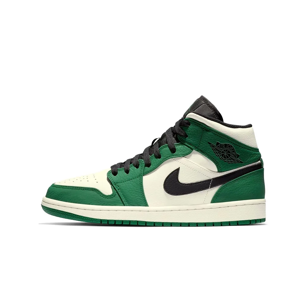 Кроссовки Nike Air Jordan 1 Mid Pine Green 852542-301