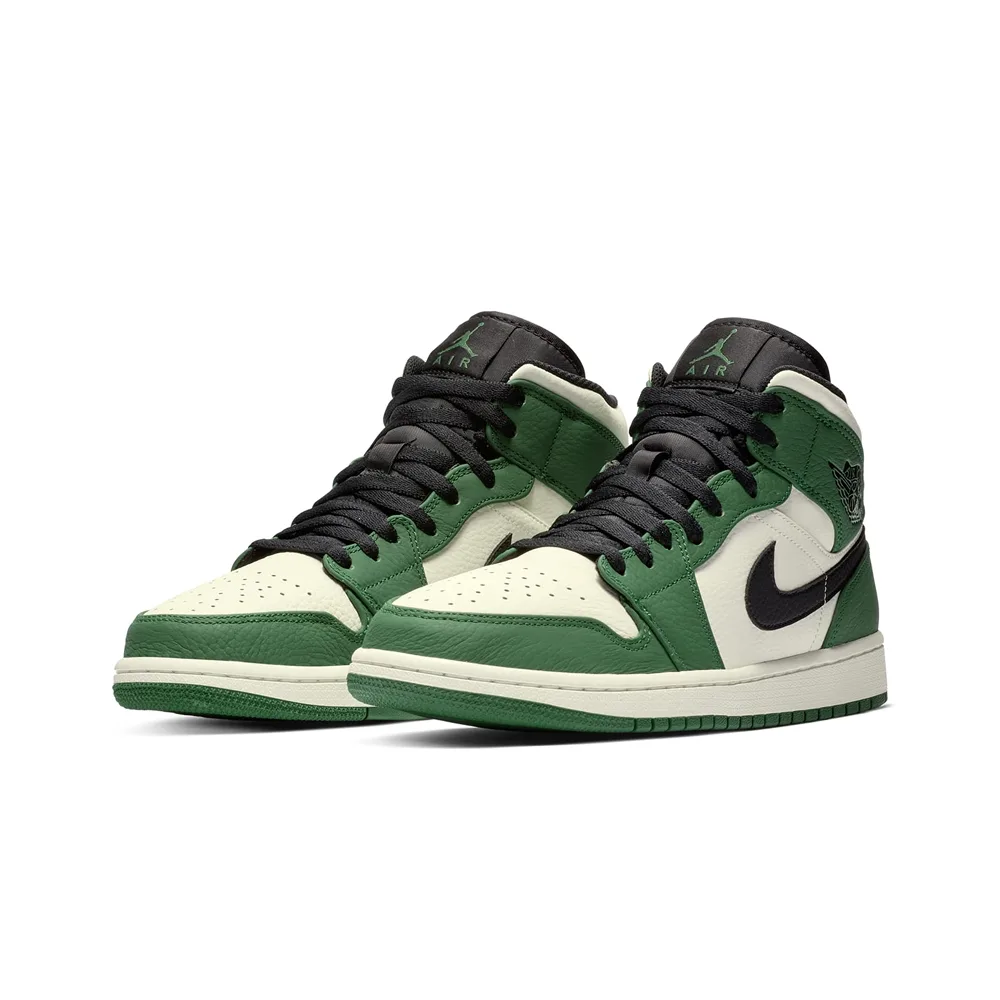 Кроссовки Nike Air Jordan 1 Mid Pine Green 852542-301