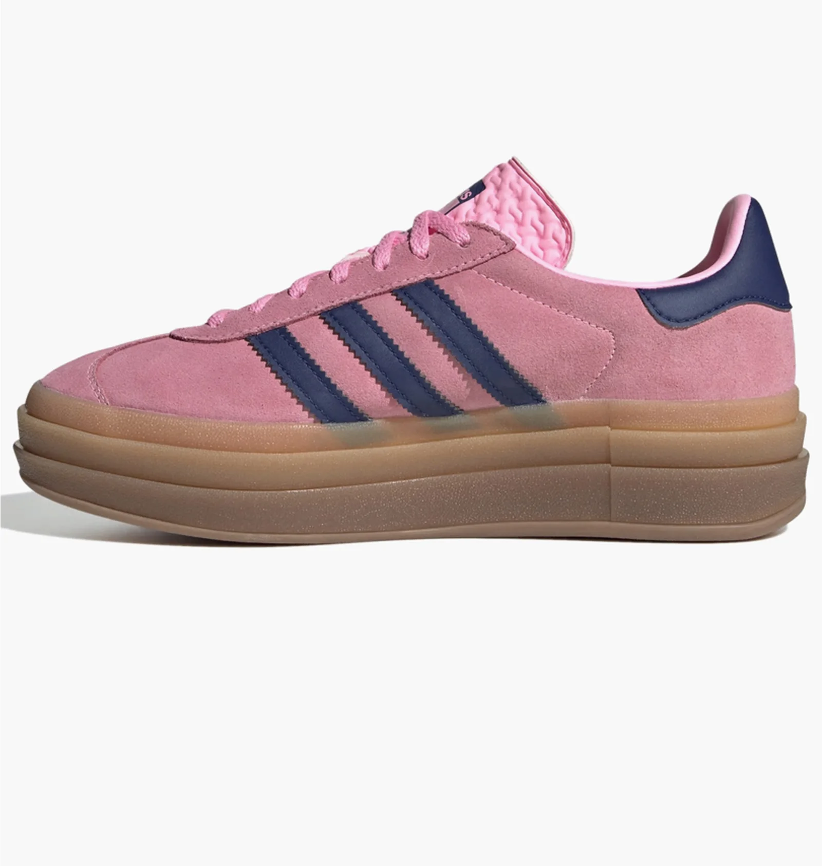 Кроссовки Adidas Originals Gazelle Bold 'Pink Glow / Victory Blue / Gum' (W)