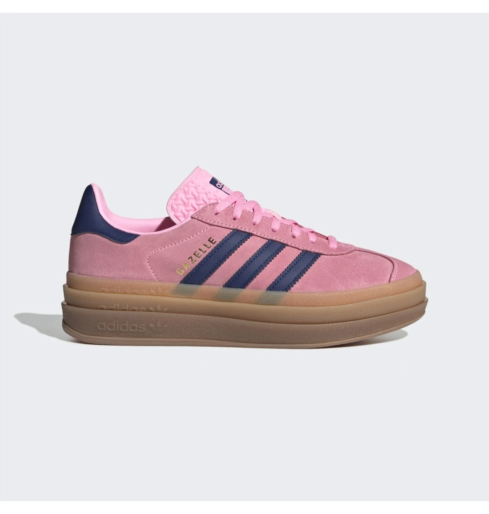 Кроссовки Adidas Originals Gazelle Bold 'Pink Glow / Victory Blue / Gum' (W)