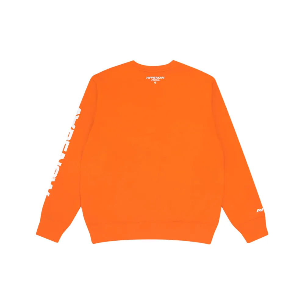 Свитшот AAPE Logo Arm Crew Sweatshirt Orange