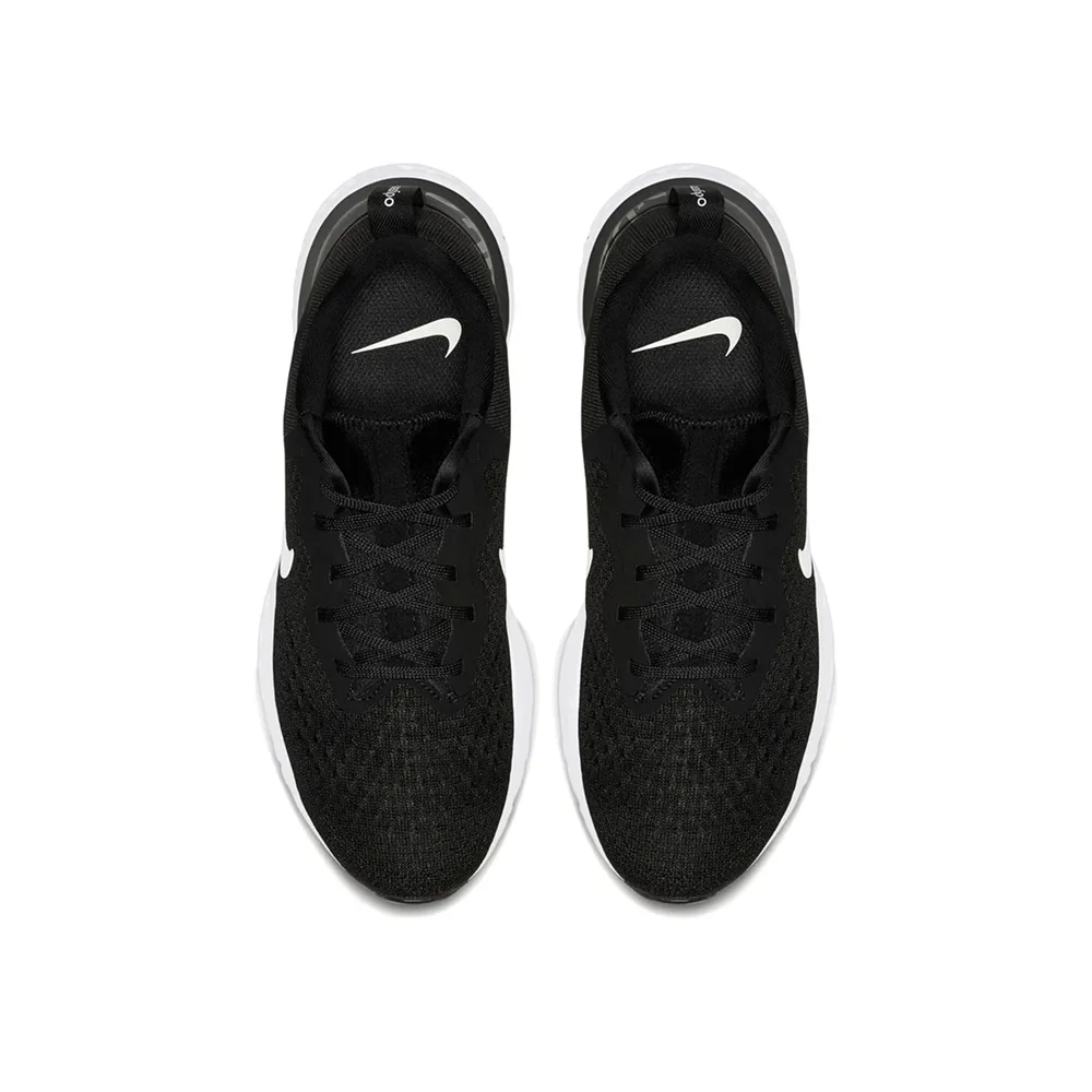 Деталь верха и шнуровки кроссовок Nike Odyssey React Black (W) женские