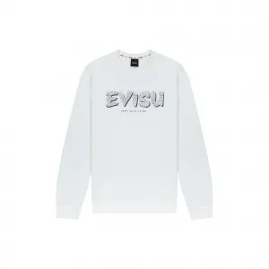 Evisu Logo Embroidery Oversized Sweatshirt