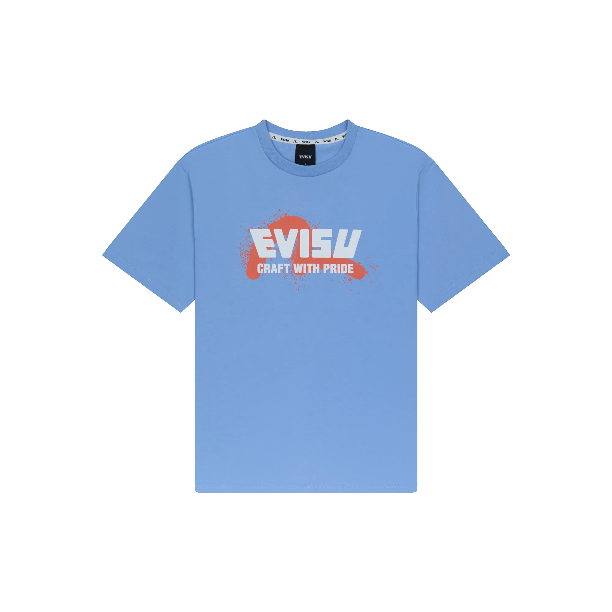 Футболка EVISU Hills Painting Logo Loose Fit T-shirt