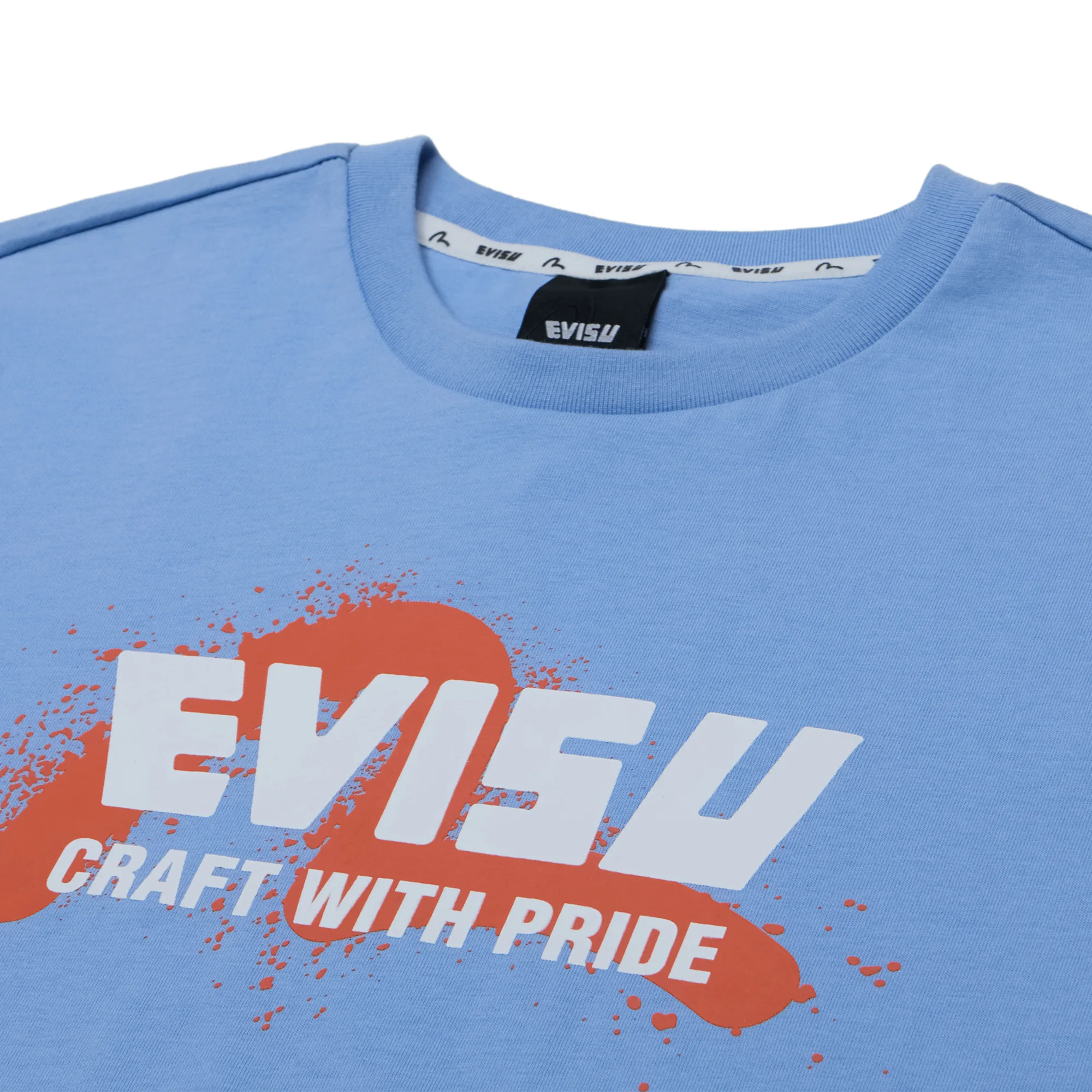 Футболка EVISU Hills Painting Logo Loose Fit T-shirt