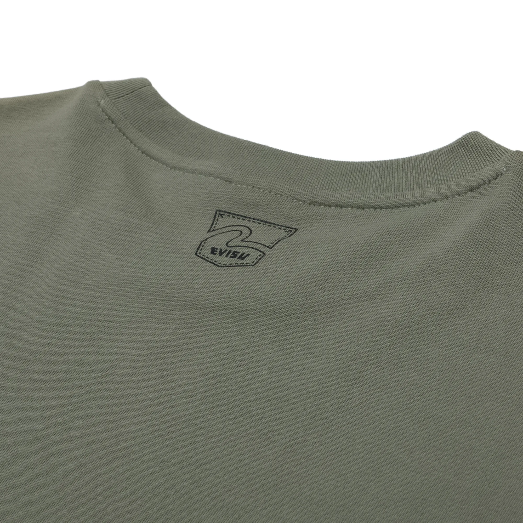 Evisu Denim Pocket LS T-shirt Light Khaki