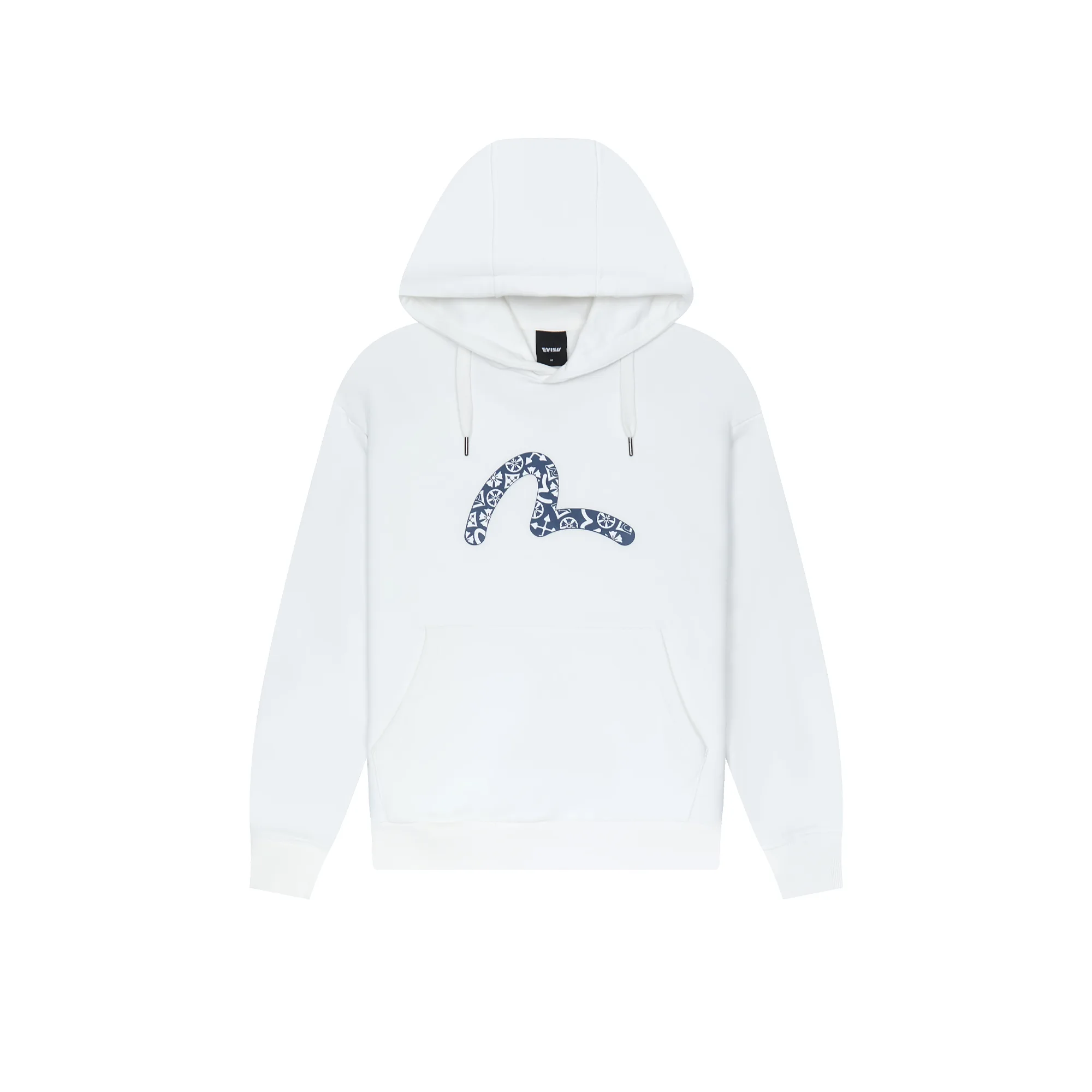 Evisu Flower Big Heels Loose Fit Hoodie