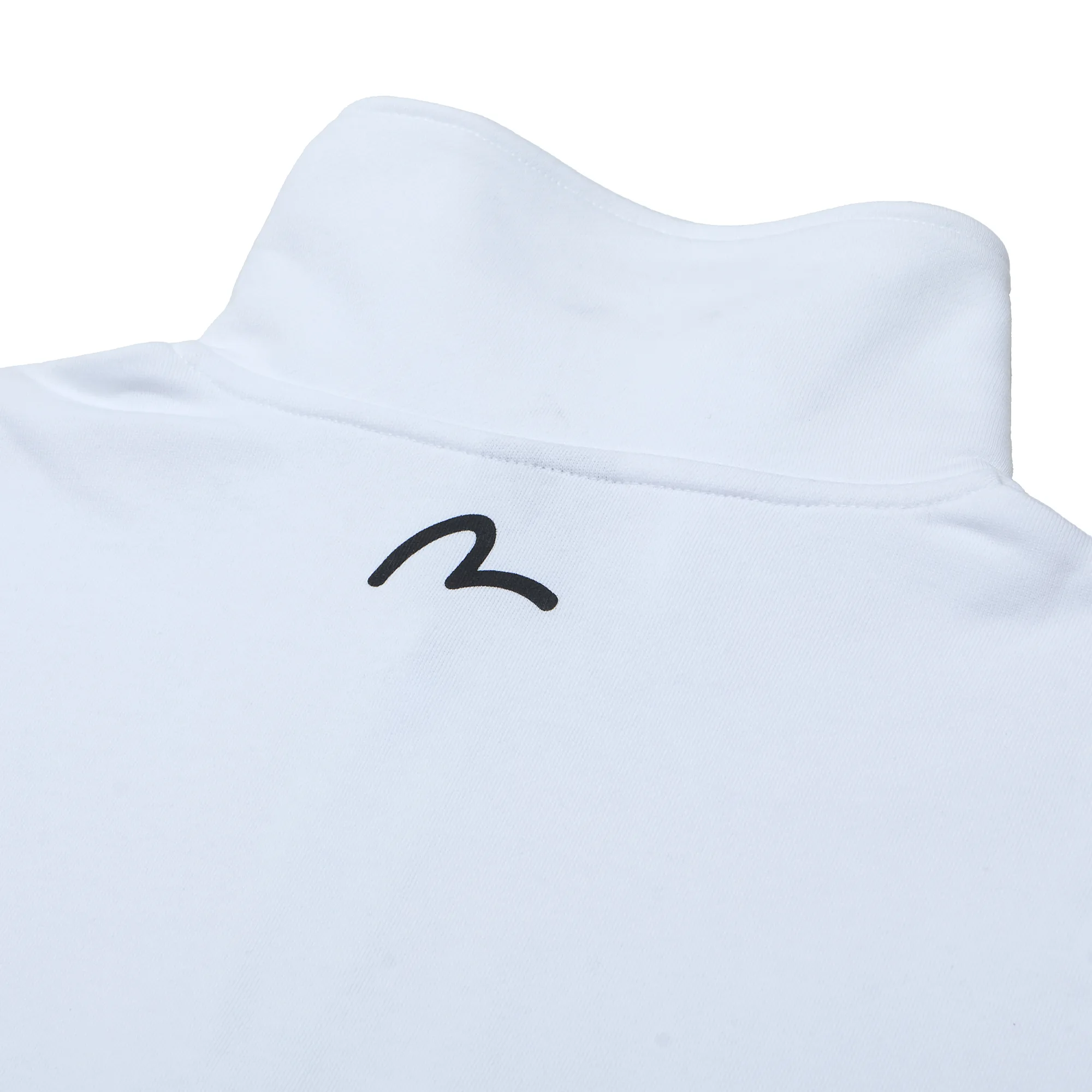 Свитшот Evisu Hidden Pocket Zip-Neck Sweatshirt White