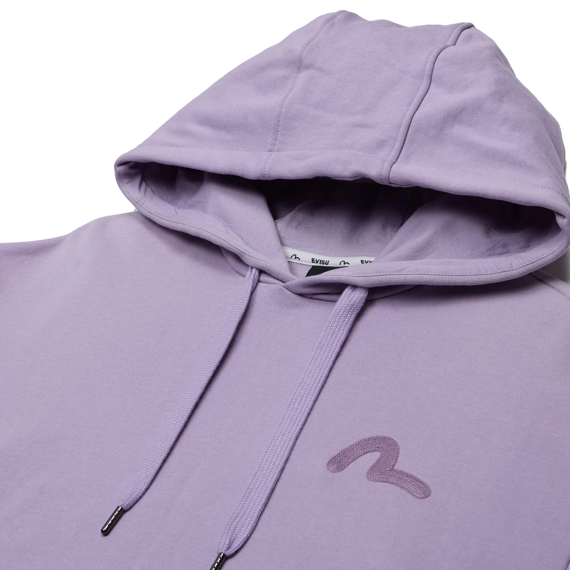 Evisu Towel Hoodie Purple
