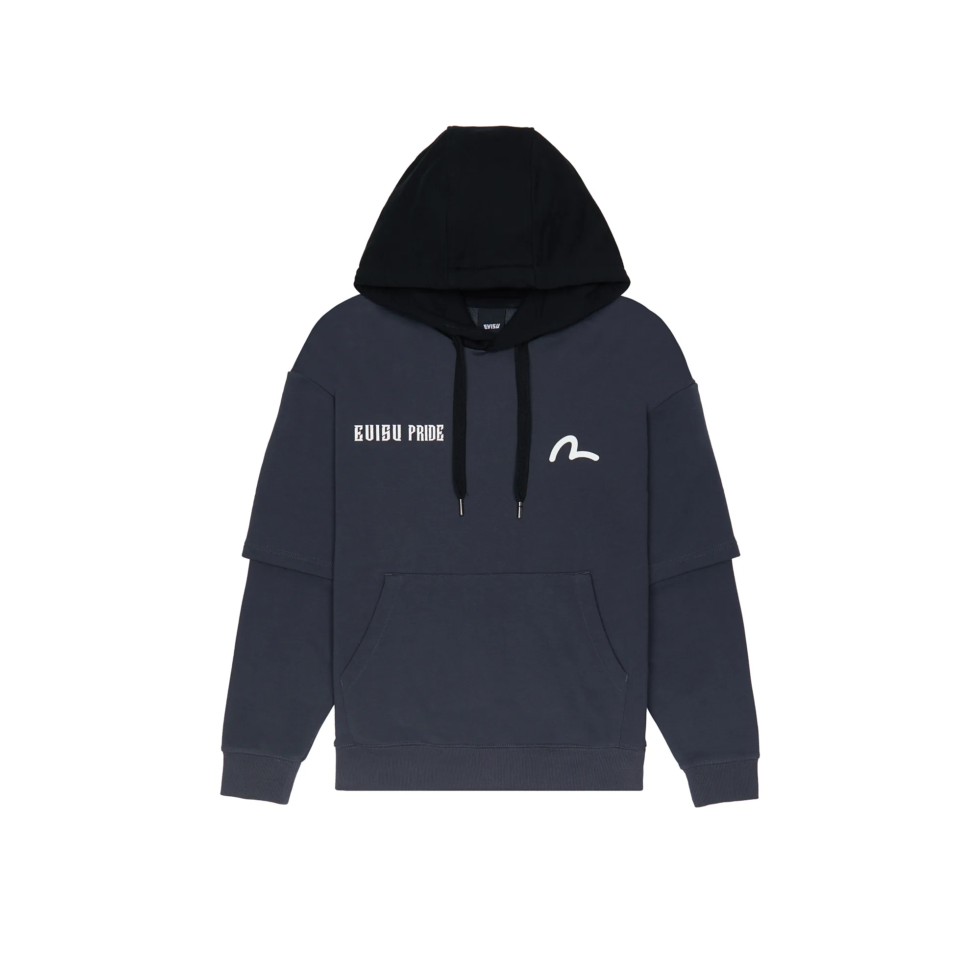 Худи Evisu Flower Layered Loose-fit Hoodie